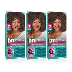 Kit Tonalizante Louro 7.0 Sem Amônia 90g (3 itens) | bn.Cachos