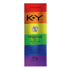 Gel Lubrificante Intimo K-Y Original Edição Especial Pride 50g