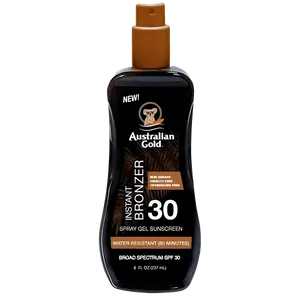 Australian Gold FPS 30 Instant Bronzer Gel Sunscreen - Acelerador Bronzeador 237ml 237ml