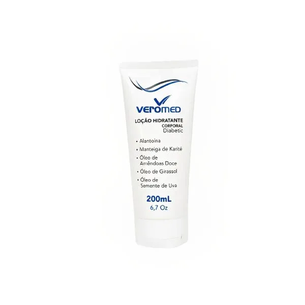 Loção Hidratante Corporal Diabetic 200ml Veromed Loção Hidratante Corporal 200ml Veromed