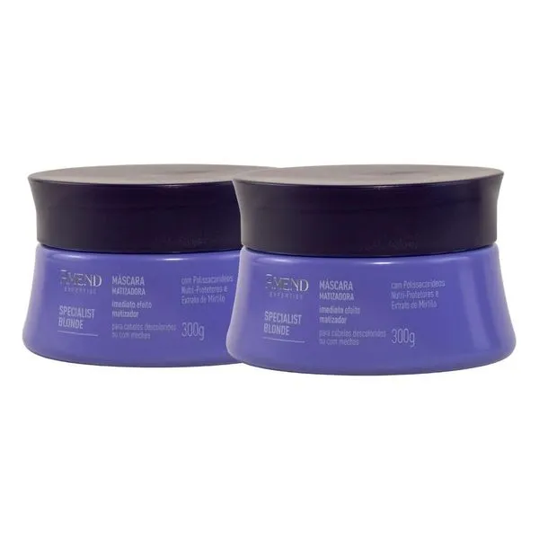 Kit 2 Mascara Amend Specialist Blonde Matização