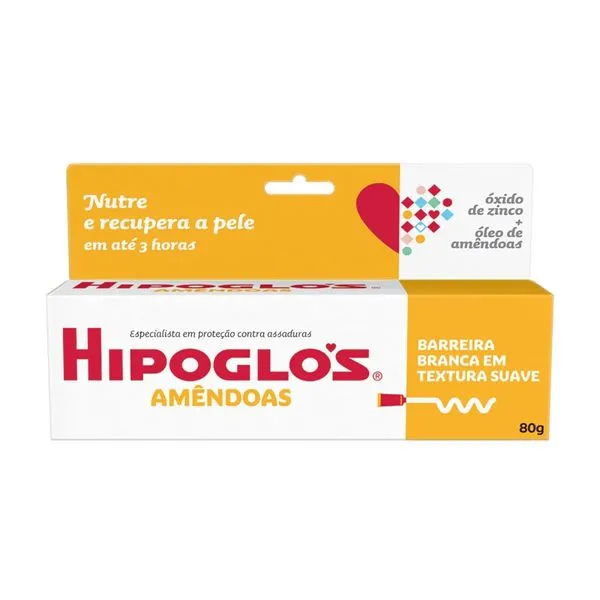 Kit com 3 Unidades de Hipoglos Amendoas 80G