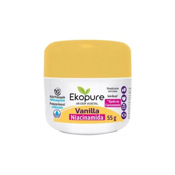 Desodorante Creme Ekopure 55g Vanila