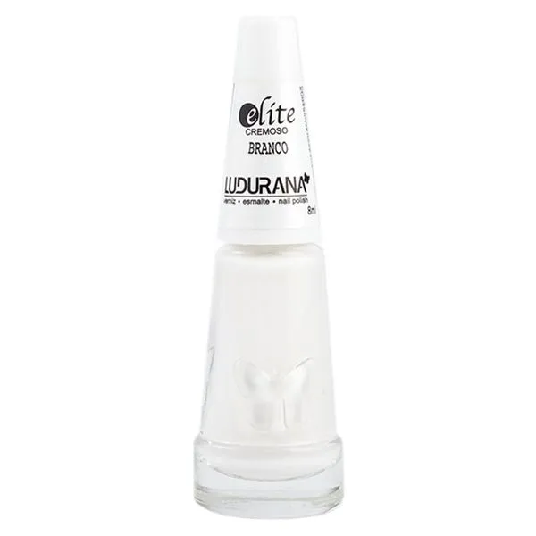 Esmalte Ludurana Cremoso 8ml Cor: Branco
