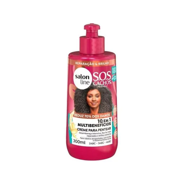 Creme Salon Line SOS Cachos Multibenefícios 300 ml
