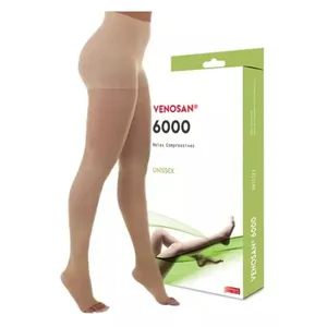 Meia de Compressão Venosan 6000 20-30 mmHg AT Meia-Calça Bege - Venosan M