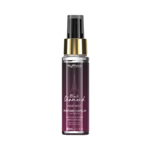 Perfume de Cabelo MyPhios Black Diamond Fios Perfumados 60ml