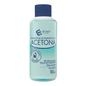 Removedor De Esmalte Ever Care Com Acetona 100ml