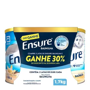 Complemento Alimentar Ensure Baunilha 2 Unidades de 850g