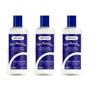 3un Tira Manchas Soft Hair Líquido Tintura De Cabelo Na Pele