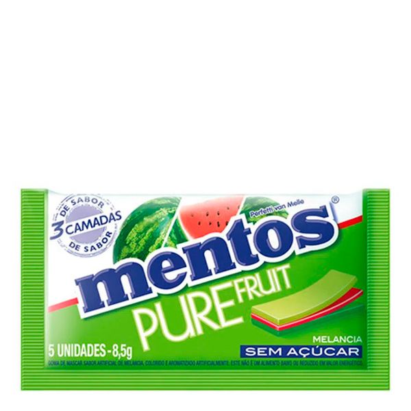 Mentos 3 Mais Melancia 8,5g