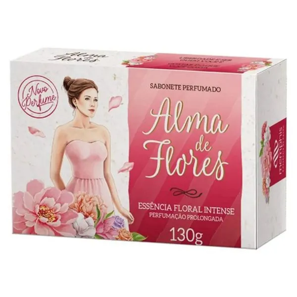 Kit c/4 Sabonete Alma De Flores 130g Intense