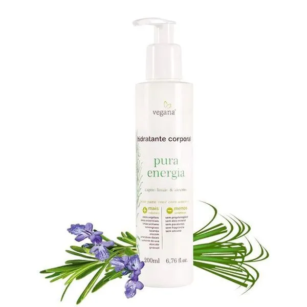 Hidratante Corporal Pura Energia WNF 200ml 200ml Incolor