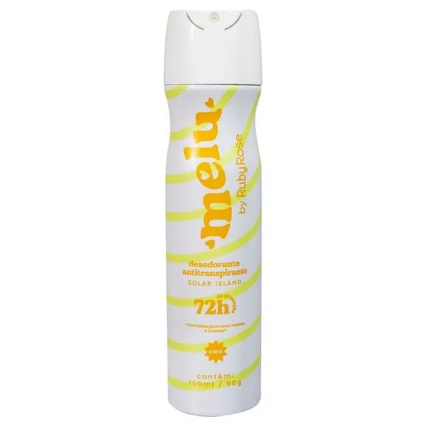 Kit c/2 Unidades de Desodorante Aerosol Solar Island Melu Rr68013 Ruby Rose