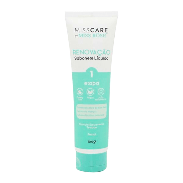 Sabonete Líquido Miss Rose Facial Renovação 100ml