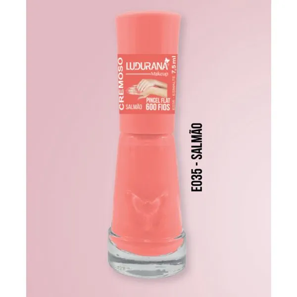 Esmalte Ludurana 600 Fios 7,5ml Salmão