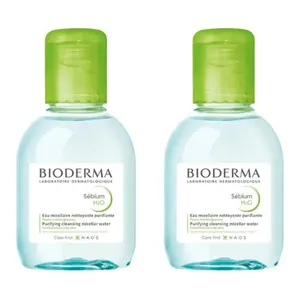 Kit com 2 Unidades de Água Micelar Bioderma Sébium H2O 100ml