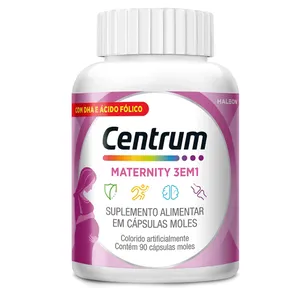 Multivitamínico Centrum Maternity 3 em 1 90 Cápsulas