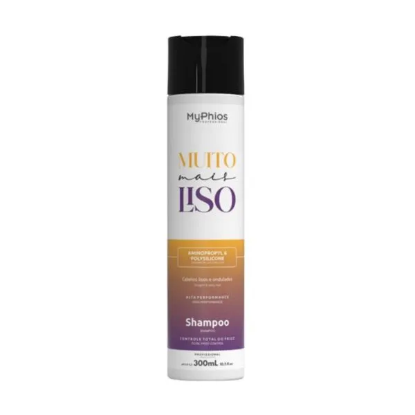 Shampoo MyPhios Muito Mais Liso Redução de Frizz 300 ml