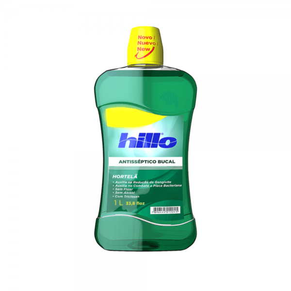 Antisséptico Bucal Hillo hortelã com 1L