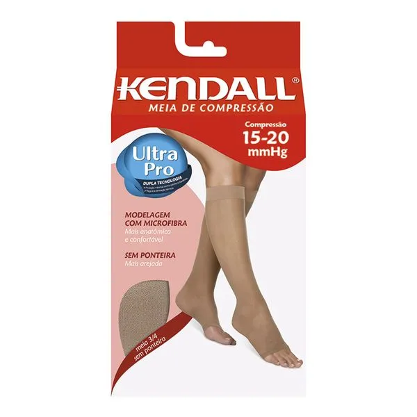 Meia 3/4 Kendall Média Compressão sem Ponteira Tamanho M