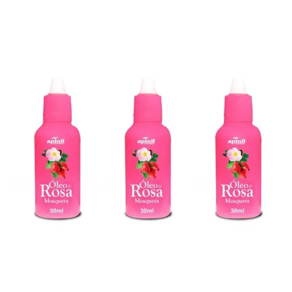 3 Oleo Vegetal De Rosa Mosqueta Regenerar Uniformizar A Pele