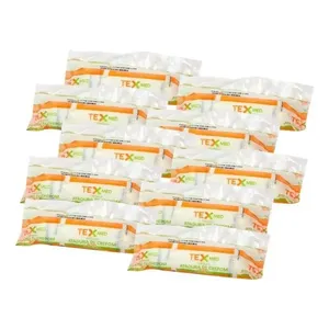 Kit 10 Rolos Atadura Crepom Não Estéril 12cmx1,80m TexMed