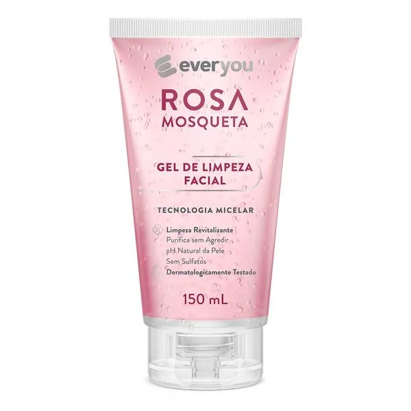 Gel de Limpeza Facial Ever You Rosa Mosqueta 150ml