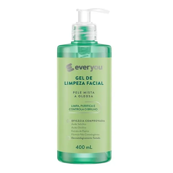 Gel de Limpeza Ever You Pele Mista a Oleosa 400ml