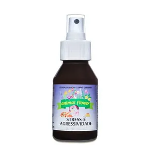 Floral Vet Spray Stress e Agressividade Animal Flower 100ml