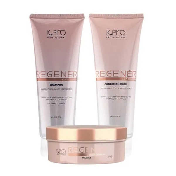 Kit K.Pro Regenér Home Care 3 Produtos