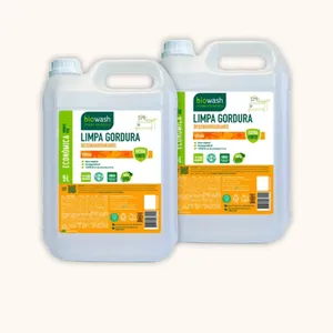 Kit 2X: Desengordurante Limpa Gordura Biodegradável Biowash 5L