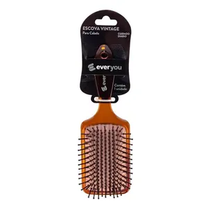 Escova para Cabelo Ever You Raquete Vintage Tartaruga 1 Unidade