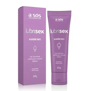 Gel Corporal Lubrificante De Algodão Doce Bejiável 60g