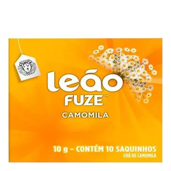 Chá Leão Fuze Camomila 10 Saquinhos