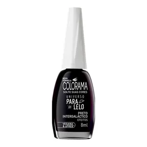 Esmalte Colorama Universo Paralelo Cintilante Preto Intergaláctico 8ml