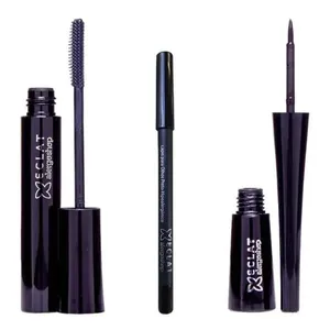 KIT Rímel + Lápis + Delineador Eclat Hipoalergênico Alergoshop