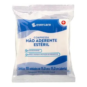 Compressa Não Aderente Ever Care Estéril 10 Unidades