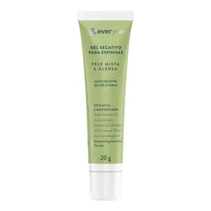 Gel Secativo Ever You Pele Mista a Oleosa 20g