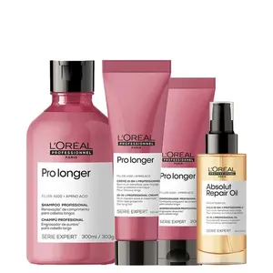 Kit L'Oréal Professionnel Serie Expert Pro Longer - Shampoo 300 ml + Condicionador 200 ml + Leave-in 150 ml + Óleo 90 ml
