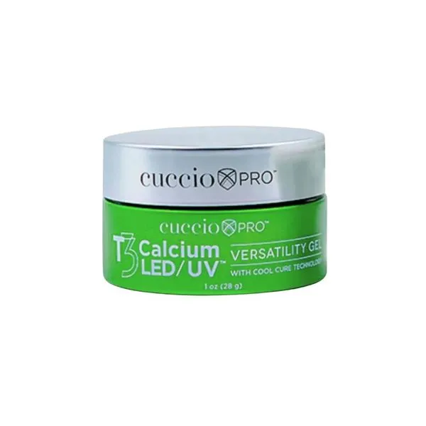 Gel Construtor Cuccio T3 Calcium LED UV Fortalecimento 28 g