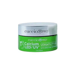 Gel Construtor Cuccio T3 Calcium LED UV Fortalecimento 28 g