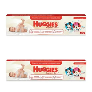 Kit com 2 Unidades de Creme de Assaduras Huggies Supreme Care 80g
