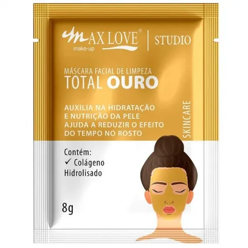 Máscara Facial Peel Off 8g Ouro Max Love