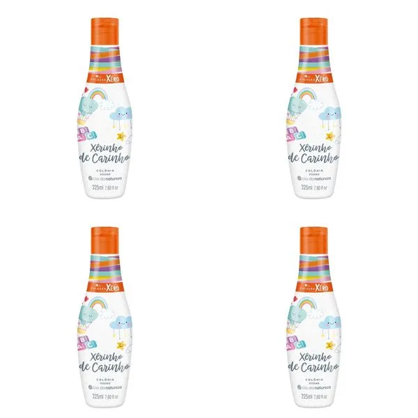 Kit c/4 Unidades de Desodorante Colônia Xero de Carinho 225ml