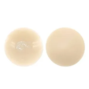 Par de Adesivo Mamilo tapa Seios Silicone Reutilizável Bege