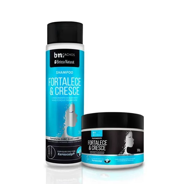 Kit Duo Fortalece e Cresce (2 itens) | bn.Cachos