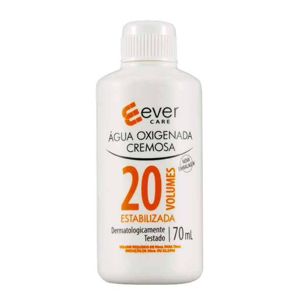 Água Oxigenada Cremosa Ever Care 20 Volumes 70ml