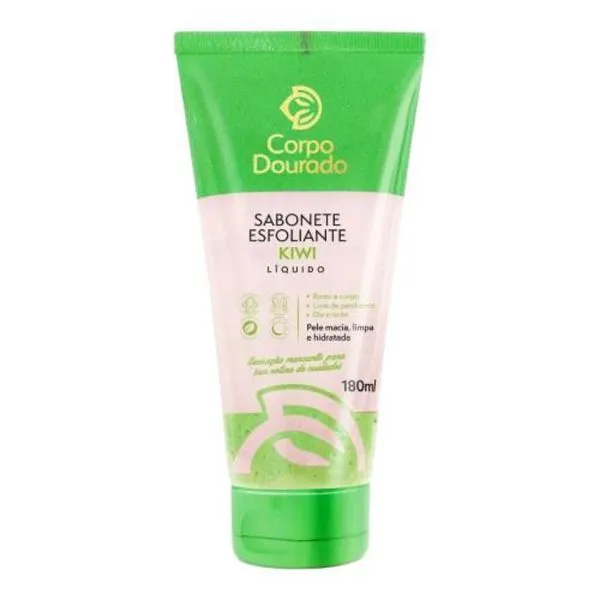 Sabonete Esfoliante Corpo Dourado 180ml Kiwi