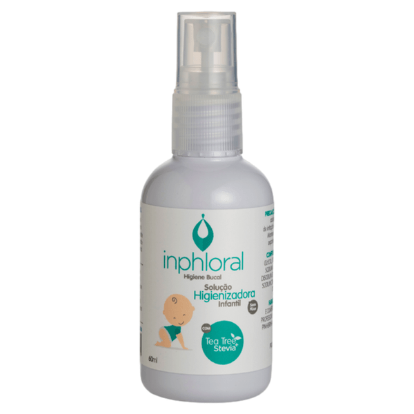 Solução Bucal Infantil Higienizadora Inphloral Tea Tree e Stevia 60ml